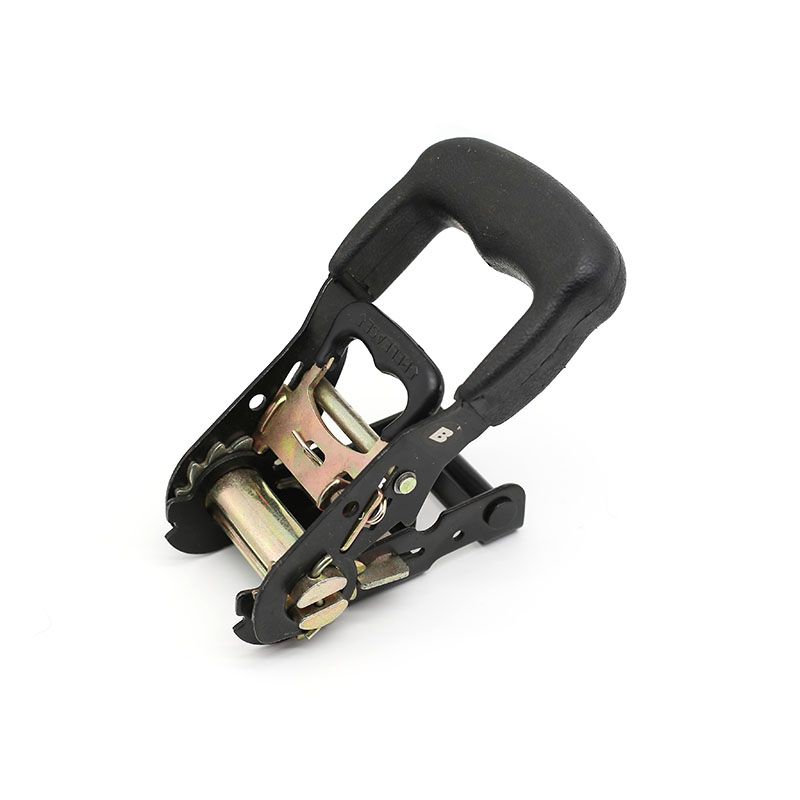 1.5 Inch Rubber Láimhseáil Ratchet Chreasa Buckle