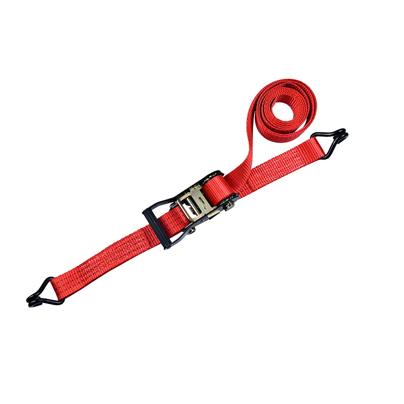 38mm 3T Dearg poileistir Lasta Lashing Ratchet Buckle Strap