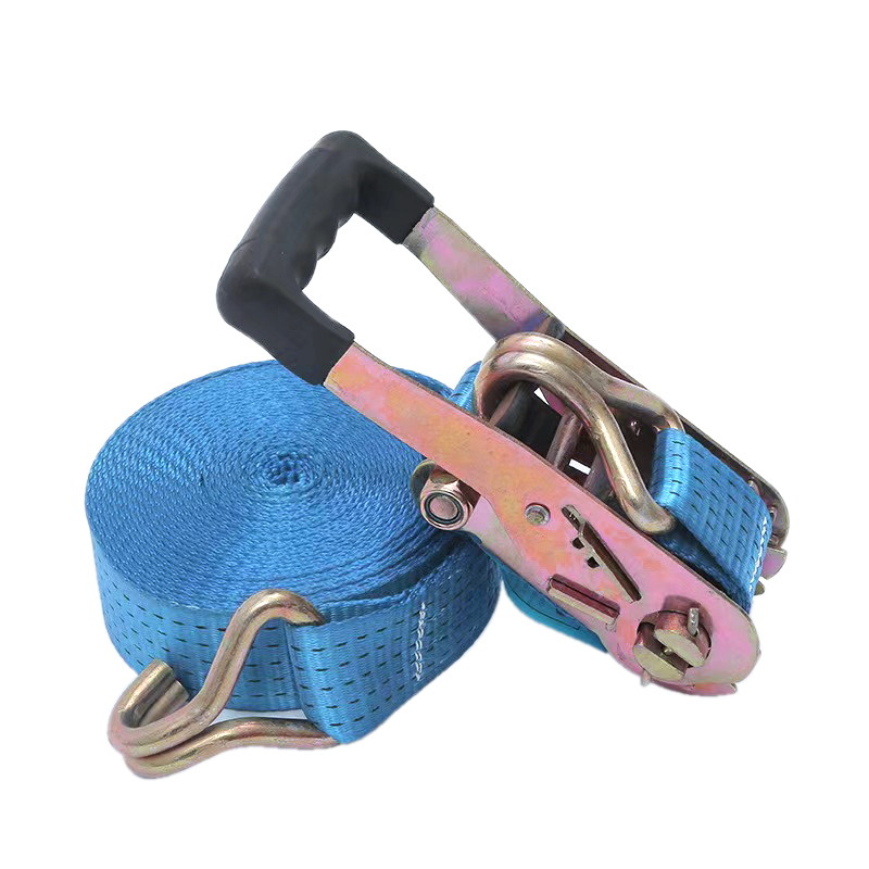 Criosanna Teannaitheora Bule Éadrom 50mm Trucail Lasta Ratchet Buckle Straps